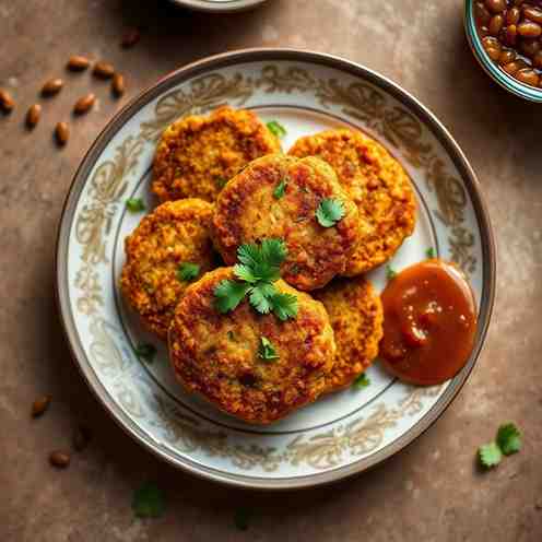 Crispy Lentil Fritters - Easy Vegetarian Indian Dishes Recipes